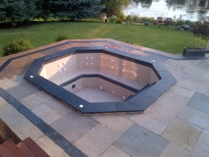permits for spas and hot tubs like this are required to build this hot tub