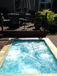 DIY hot tub built by Dan H.