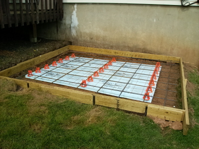 Diy Concrete Hot Tub Pad - Spa pad ready for concrete pour resized