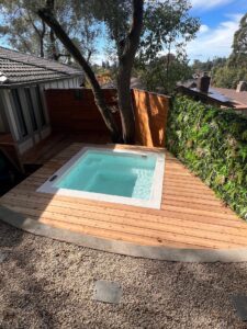 DIY backyard Hot Tub CA