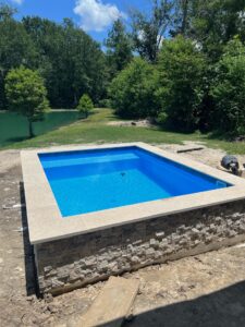 Customer Built Plunge pool Orange TX